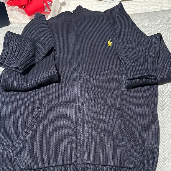 Polo by Ralph Lauren Boys Navy Sweater - Picture 3 of 3